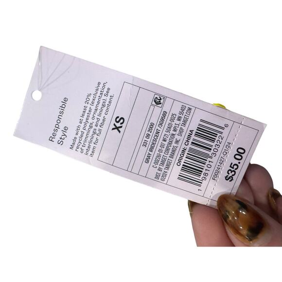 Wild Fable Y2K 90s Prom Iridescent Silver Maxi Slip Dress Staple Layering Fun XS - Picture 8 of 9